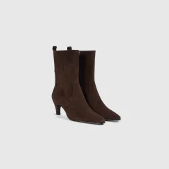 Heather Ankle Boots - Chocolate