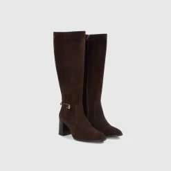 Ivy Knee-High Boots - Chocolate