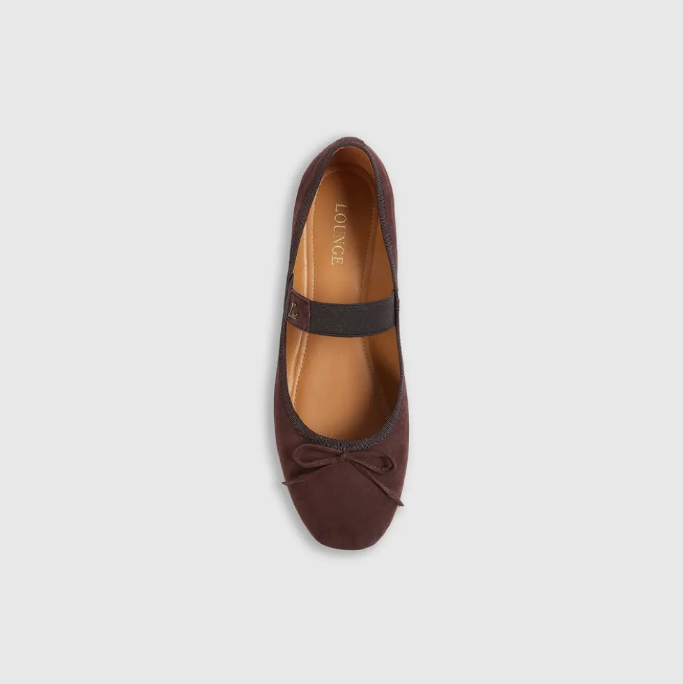Juna Ballet Flats - Chocolate