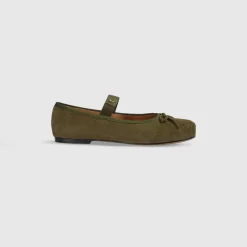 Juna Ballet Flats - Olive