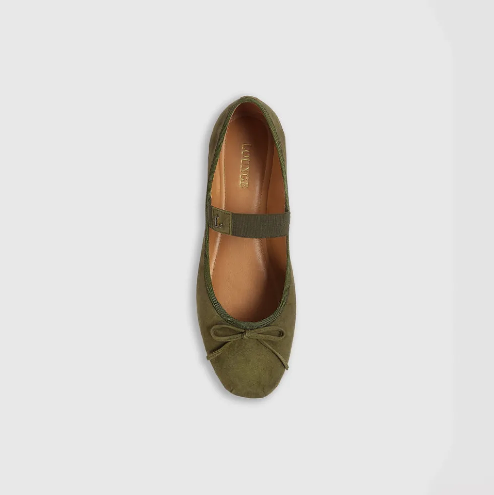 Juna Ballet Flats - Olive