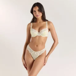 Lila Balcony Bra - Yellow Floral