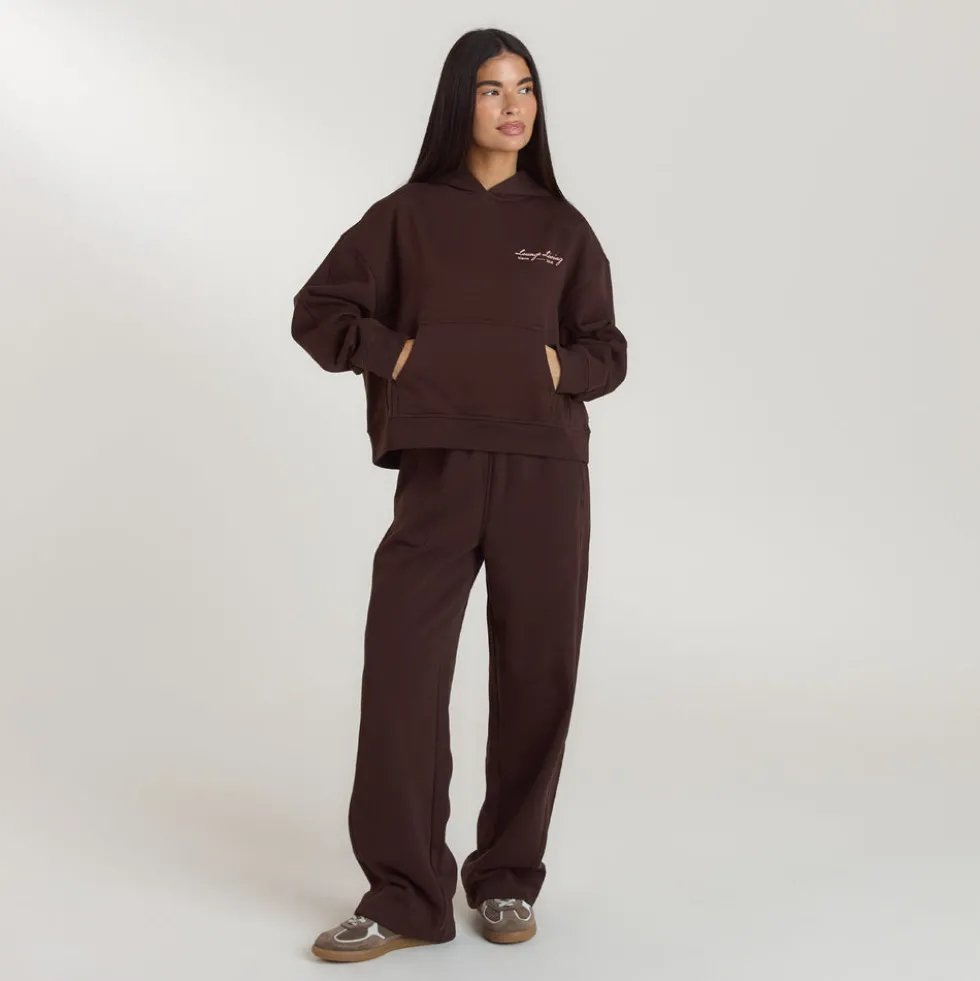 Lounge Living Hoodie - Chocolate