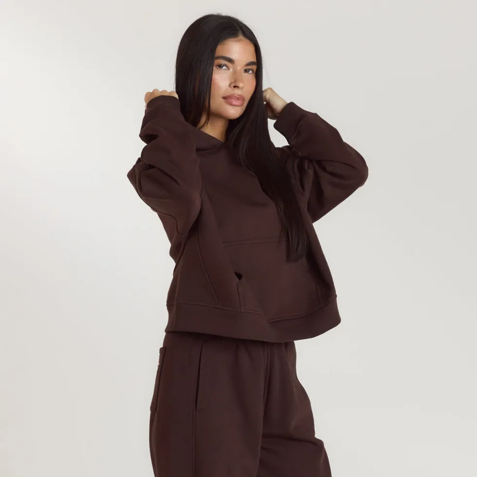 Lounge Living Hoodie - Chocolate
