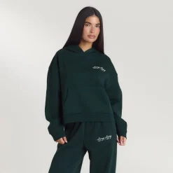 Lounge Living Hoodie - Forest Green