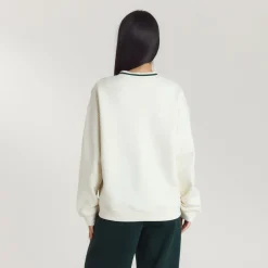 Lounge Living V-Neck Jumper - Cream