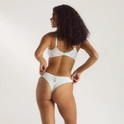 Meadow Balcony Bra - Sage Floral