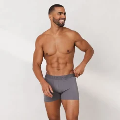 Men's Luxe Boxers (3 Pack) - Charcoal