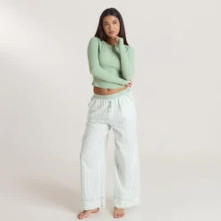 Mistletoe Pajama Bottoms - Sage