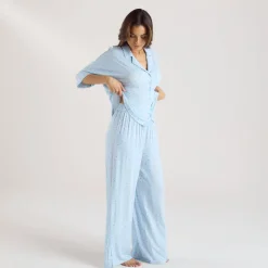 Modal Pajama Pants - Blue Floral