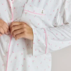 Modal Pajama Shirt - Floral Print