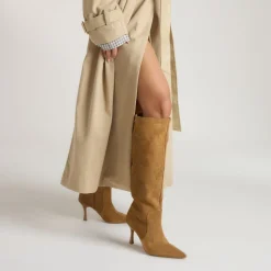 Nova Knee-High Boots - Tan