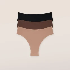 Nude Brazilian Briefs (3 Pack) - Multi