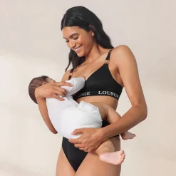 Nurture Nursing Bra & Thong/Briefs Set - Black