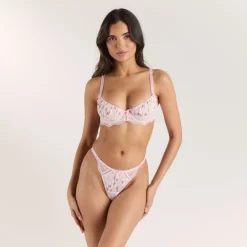 Orelia Balcony Bra - Pink Floral
