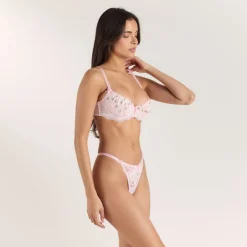 Orelia Balcony Bra - Pink Floral