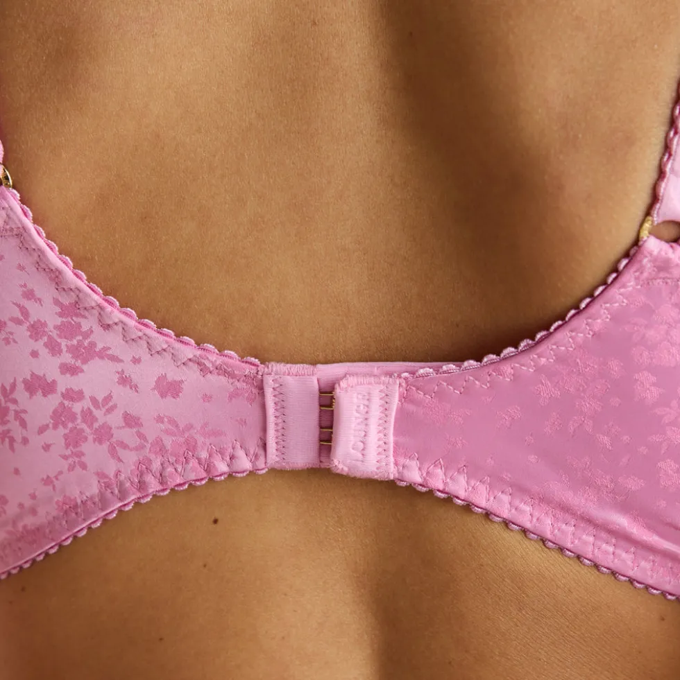Oriana Balcony Bra - Dark Pink