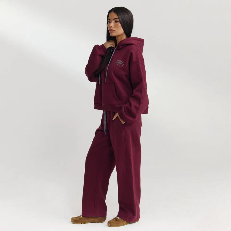 Oversized Hoodie - Cherry Lacquer