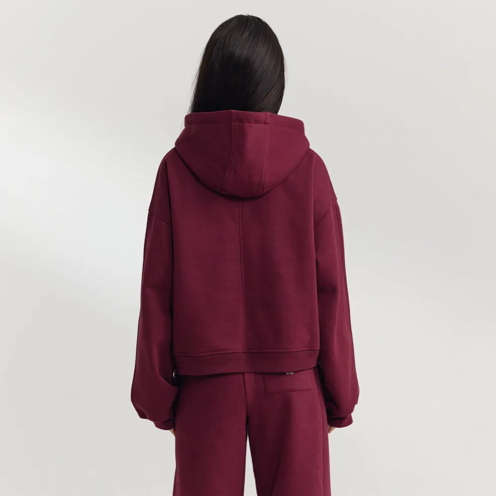 Oversized Hoodie - Cherry Lacquer