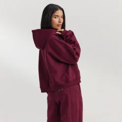 Oversized Hoodie - Cherry Lacquer