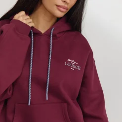 Oversized Hoodie - Cherry Lacquer