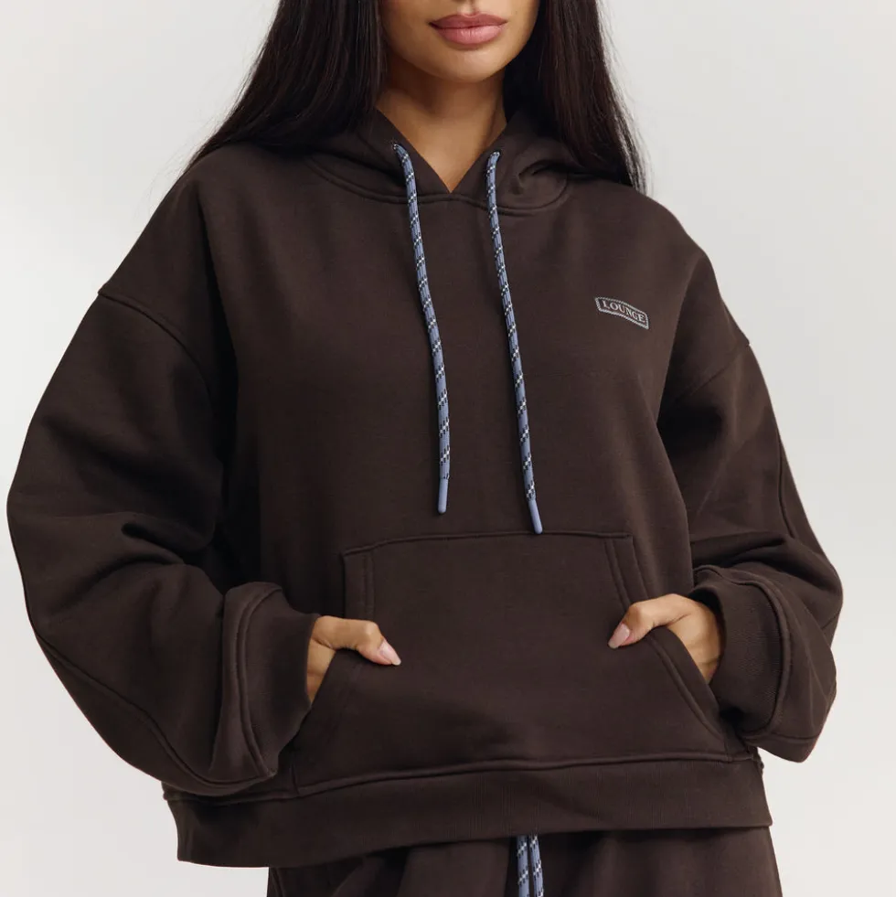 Oversized Hoodie - Dark Chocolate