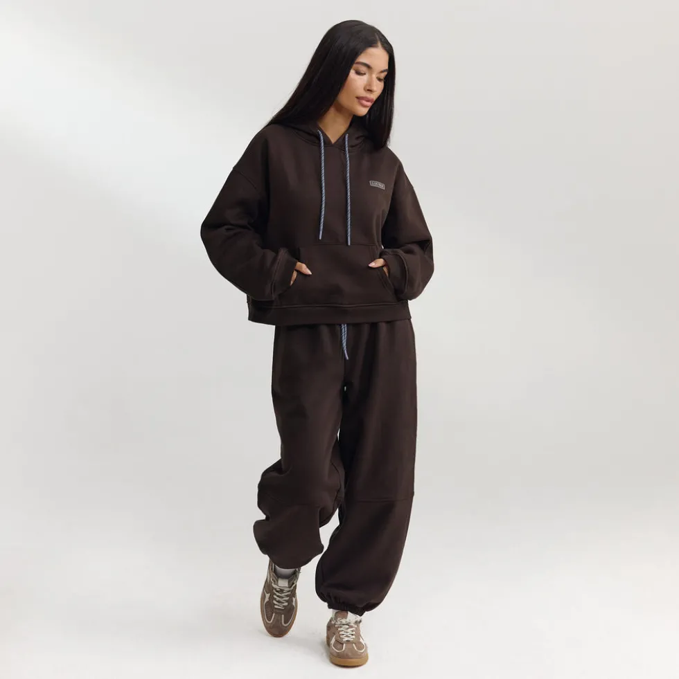 Oversized Hoodie - Dark Chocolate