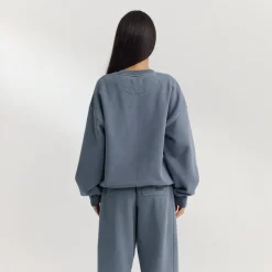 Oversized Sweater - Washed Blue