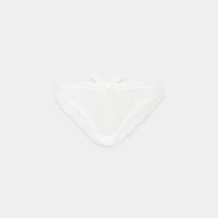 Polka Dot Brazilian Briefs - White