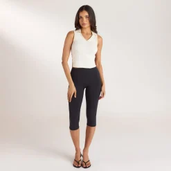 Polo Vest Top - Cream