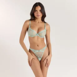Reveal Balcony Bra - Sage
