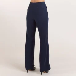 90s Straight-Leg Pants - Navy