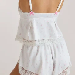 Satin Cami Pajama Top - Floral Print