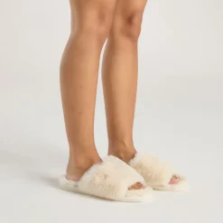 Scarlett Slippers - Cream