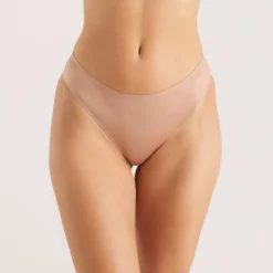 Seamless Bonded Brazilian Briefs (3-Pack) - Honey
