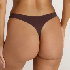 Seamless Thong - Chocolate