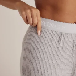 Soft Waffle Pajama Pants - Frost