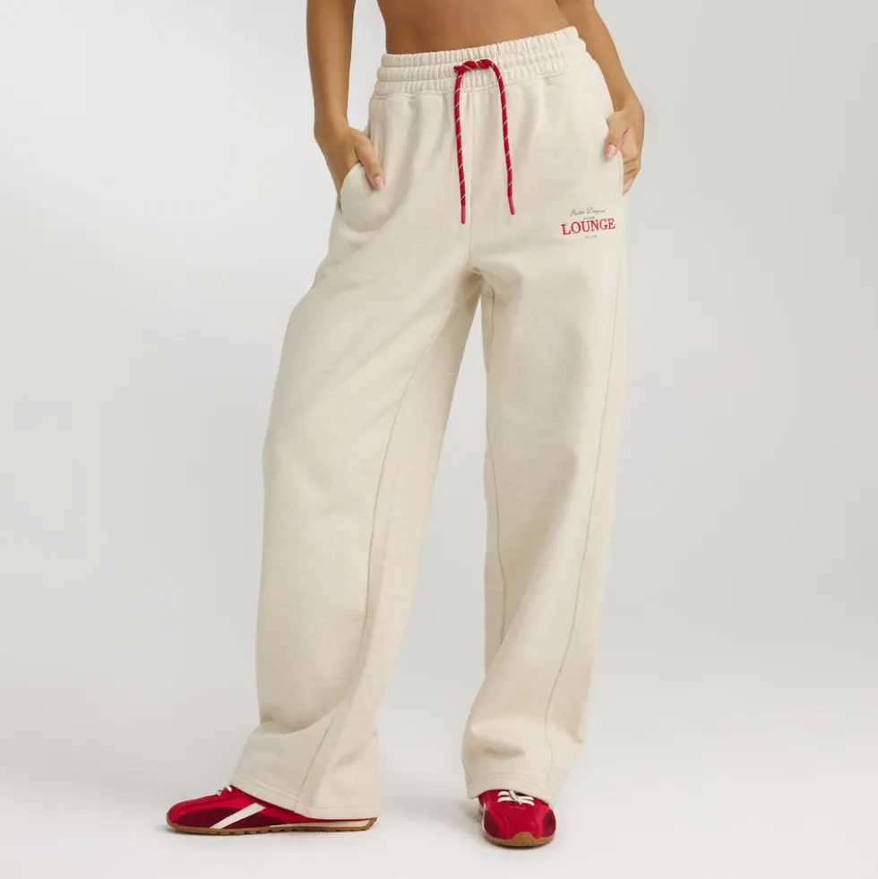 Straight-Leg Sweatpants - Oat Marl