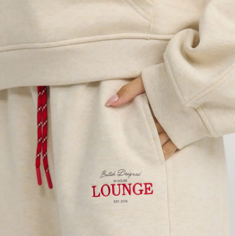 Straight-Leg Sweatpants - Oat Marl