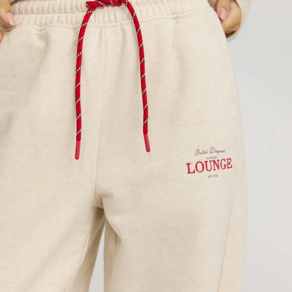Straight-Leg Sweatpants - Oat Marl