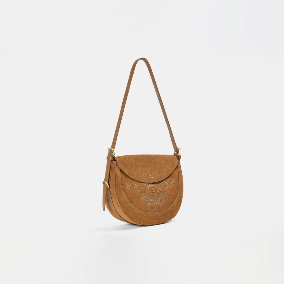 Talia Saddle Bag - Brown