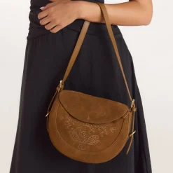 Talia Saddle Bag - Brown