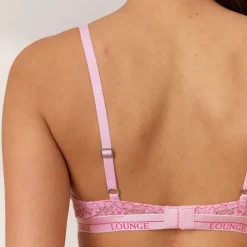 Two-tone Balcony Bra - Pink