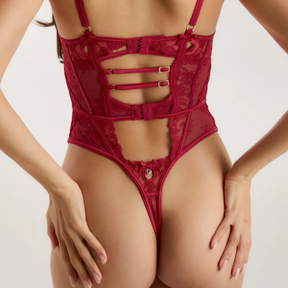 Valentina Bodysuit - Wine
