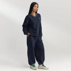 V-Neck Sweater - Dark Blue