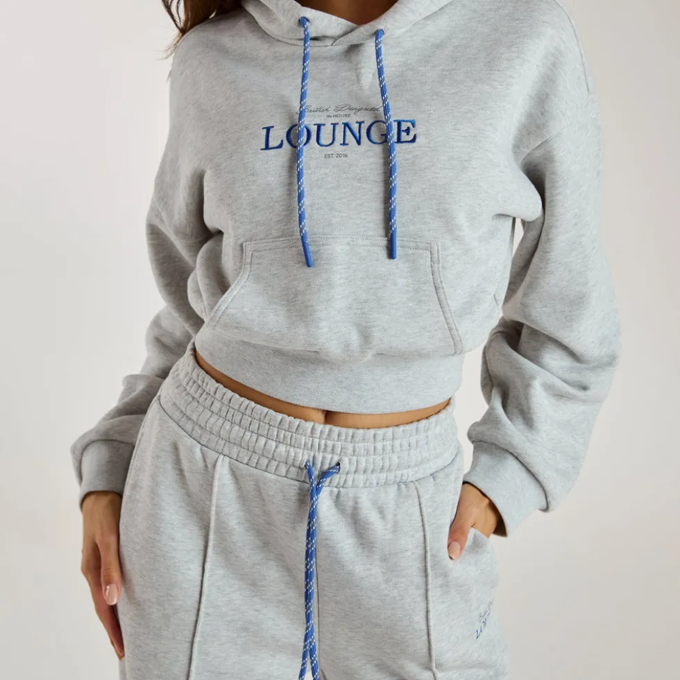 Wide-Leg Joggers - Grey Marl