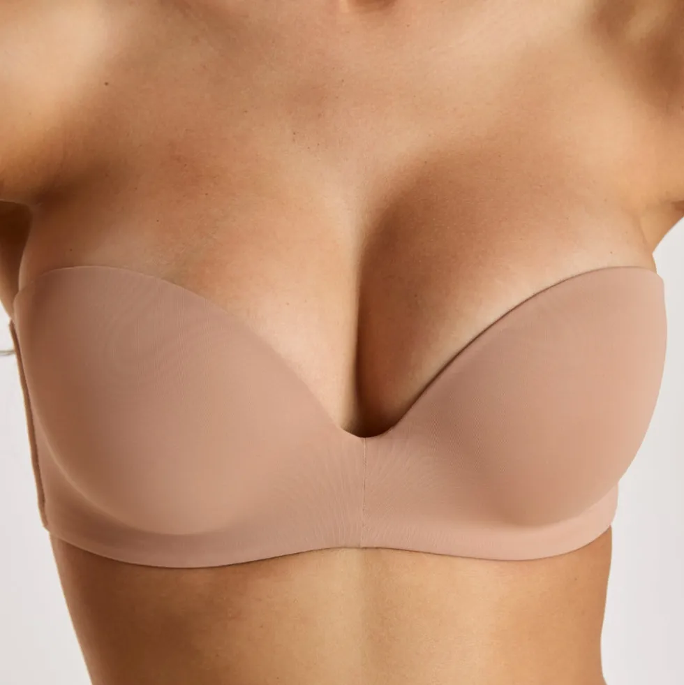 Wired Strapless Bra - Honey