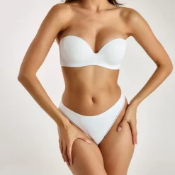 Wired Strapless Bra - White