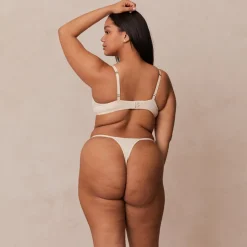 Your Everyday T-shirt Bra & Thong/Briefs Set - Latte