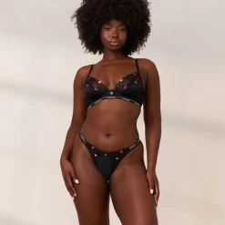 Zalia Plunge Bra - Black